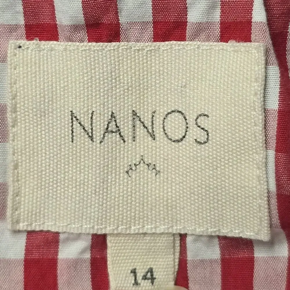 Nanos Navy Blue Cotton Two Button Soft Fabric‎ Blazer Size Kids 14